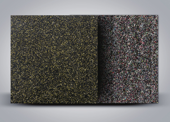 黃+白點(diǎn)復(fù)合橡膠地板